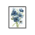 Picture of Blue Poppies I  _GroupedProduct_Rectangle_Portrait_Canvas_Framed_