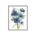 Picture of Blue Poppies I  _GroupedProduct_Rectangle_Portrait_Canvas_Framed_