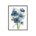 Picture of Blue Poppies I  _GroupedProduct_Rectangle_Portrait_Canvas_Framed_