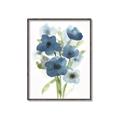 Picture of Blue Poppies I  _GroupedProduct_Rectangle_Portrait_Canvas_Framed_