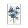 Picture of Blue Poppies I  _GroupedProduct_Rectangle_Portrait_Canvas_Framed_