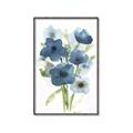 Picture of Blue Poppies I  _GroupedProduct_Rectangle_Portrait_Canvas_Framed_