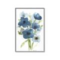 Picture of Blue Poppies I  _GroupedProduct_Rectangle_Portrait_Canvas_Framed_