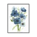 Picture of Blue Poppies I  _GroupedProduct_Rectangle_Portrait_Canvas_Framed_