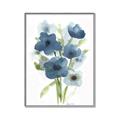 Picture of Blue Poppies I  _GroupedProduct_Rectangle_Portrait_Canvas_Framed_