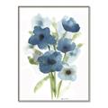 Picture of Blue Poppies I  _GroupedProduct_Rectangle_Portrait_Canvas_Framed_