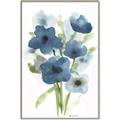 Picture of Blue Poppies I  _GroupedProduct_Rectangle_Portrait_Canvas_Framed_