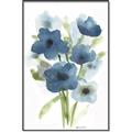 Picture of Blue Poppies I  _GroupedProduct_Rectangle_Portrait_Canvas_Framed_
