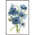Picture of Blue Poppies I  _GroupedProduct_Rectangle_Portrait_Canvas_Framed_
