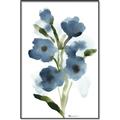 Picture of Blue Poppies II _GroupedProduct_Rectangle_Portrait_Canvas_Framed_
