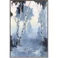 Picture of Winter Forest _GroupedProduct_Rectangle_Portrait_Canvas_Framed_