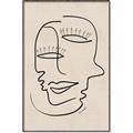 Picture of Two Faced I  _GroupedProduct_Rectangle_Portrait_Canvas_Framed_