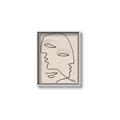 Picture of Two Faced II _GroupedProduct_Rectangle_Portrait_Canvas_Framed_