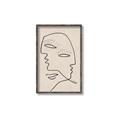 Picture of Two Faced II _GroupedProduct_Rectangle_Portrait_Canvas_Framed_