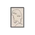 Picture of Two Faced II _GroupedProduct_Rectangle_Portrait_Canvas_Framed_