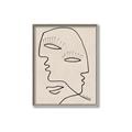 Picture of Two Faced II _GroupedProduct_Rectangle_Portrait_Canvas_Framed_