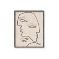 Picture of Two Faced II _GroupedProduct_Rectangle_Portrait_Canvas_Framed_