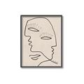 Picture of Two Faced II _GroupedProduct_Rectangle_Portrait_Canvas_Framed_