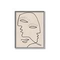 Picture of Two Faced II _GroupedProduct_Rectangle_Portrait_Canvas_Framed_