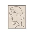Picture of Two Faced II _GroupedProduct_Rectangle_Portrait_Canvas_Framed_