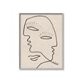 Picture of Two Faced II _GroupedProduct_Rectangle_Portrait_Canvas_Framed_