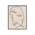 Picture of Two Faced II _GroupedProduct_Rectangle_Portrait_Canvas_Framed_