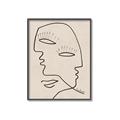 Picture of Two Faced II _GroupedProduct_Rectangle_Portrait_Canvas_Framed_