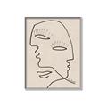 Picture of Two Faced II _GroupedProduct_Rectangle_Portrait_Canvas_Framed_