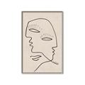 Picture of Two Faced II _GroupedProduct_Rectangle_Portrait_Canvas_Framed_