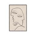 Picture of Two Faced II _GroupedProduct_Rectangle_Portrait_Canvas_Framed_