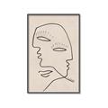Picture of Two Faced II _GroupedProduct_Rectangle_Portrait_Canvas_Framed_