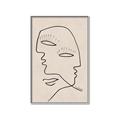 Picture of Two Faced II _GroupedProduct_Rectangle_Portrait_Canvas_Framed_
