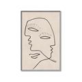 Picture of Two Faced II _GroupedProduct_Rectangle_Portrait_Canvas_Framed_