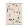 Picture of Two Faced II _GroupedProduct_Rectangle_Portrait_Canvas_Framed_