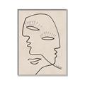 Picture of Two Faced II _GroupedProduct_Rectangle_Portrait_Canvas_Framed_