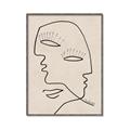 Picture of Two Faced II _GroupedProduct_Rectangle_Portrait_Canvas_Framed_