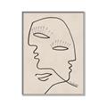 Picture of Two Faced II _GroupedProduct_Rectangle_Portrait_Canvas_Framed_