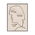 Picture of Two Faced II _GroupedProduct_Rectangle_Portrait_Canvas_Framed_