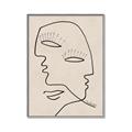 Picture of Two Faced II _GroupedProduct_Rectangle_Portrait_Canvas_Framed_