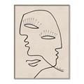 Picture of Two Faced II _GroupedProduct_Rectangle_Portrait_Canvas_Framed_