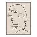 Picture of Two Faced II _GroupedProduct_Rectangle_Portrait_Canvas_Framed_