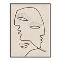 Picture of Two Faced II _GroupedProduct_Rectangle_Portrait_Canvas_Framed_