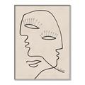 Picture of Two Faced II _GroupedProduct_Rectangle_Portrait_Canvas_Framed_