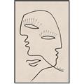 Picture of Two Faced II _GroupedProduct_Rectangle_Portrait_Canvas_Framed_