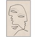 Picture of Two Faced II _GroupedProduct_Rectangle_Portrait_Canvas_Framed_