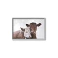 Picture of Cow buddies _GroupedProduct_Rectangle_Landscape_Canvas_Framed_