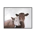 Picture of Cow buddies _GroupedProduct_Rectangle_Landscape_Canvas_Framed_