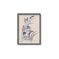 Picture of Blue Botanical II _GroupedProduct_Rectangle_Portrait_Canvas_Framed_