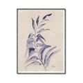 Picture of Blue Botanical II _GroupedProduct_Rectangle_Portrait_Canvas_Framed_