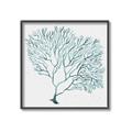 Picture of Teal Coral I  _GroupedProduct_Square_Canvas_Framed_